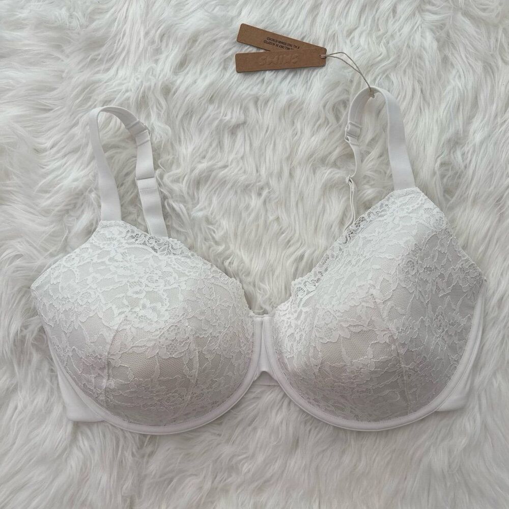Skims Fits Everybody Lace T-shirt Bra Marble 42DDD